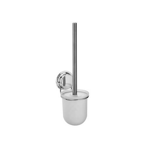 Suction chrome toilet brush  268004